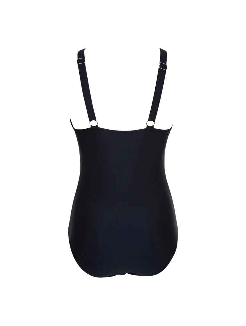 The Sculpting V-Neck Mesh Suit