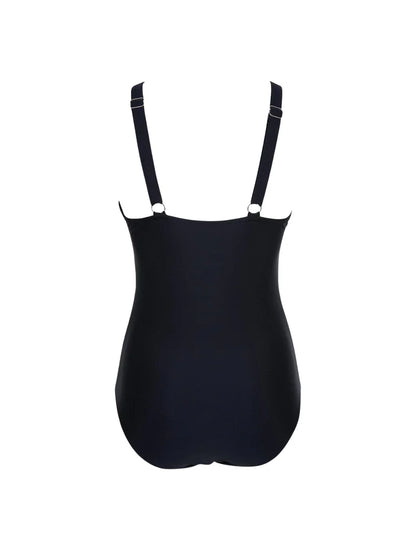 The Sculpting V-Neck Mesh Suit