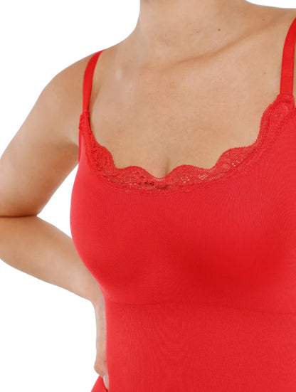 Seamless Laced Thong Bodysuit